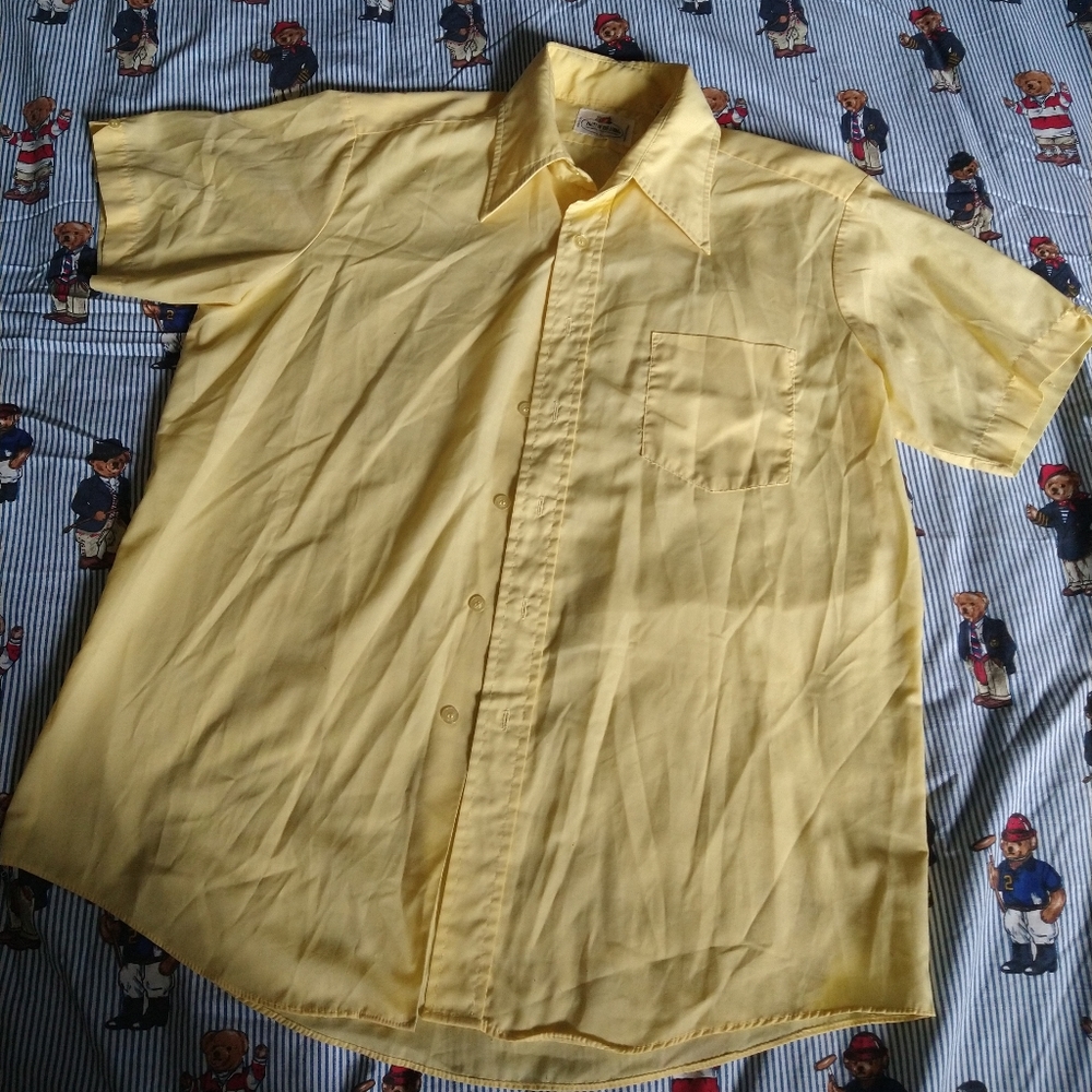 Vintage Fruit of The Loom Button Up Shirt Small Medium